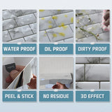 Auréline Gold Mosaic Wall Tiles – Peel & Stick 3D Splashback Panels | Waterproof Luxury Décor