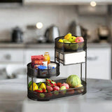 Eloria FruitElegance Metal Wire Fruit Basket – Modern Open-Design Fruit & Vegetable Storage Bowl | Stylish Kitchen Counter & Dining Table Centrepiece