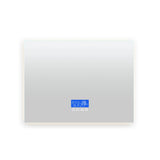 VeloraTherm GlowView LED Bathroom Mirror – Anti-Fog Vanity Mirror with Dimmable 3-Tone Lighting & Temperature Display