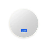 HaloTherm Illuminated Round Bathroom Mirror – Anti-Fog LED Vanity Mirror with Temperature Display & Adjustable Lighting