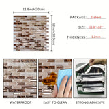 Auréline Gold Mosaic Wall Tiles – Peel & Stick 3D Splashback Panels | Waterproof Luxury Décor