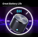 SonicMini Portable Waterproof Bluetooth Speaker – Compact Metal Wireless Speaker with Deep Bass, Bluetooth 5.0 & 3W Output | Travel-Ready Mini Audio Device