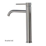 RoseElevate LuxeTall – Brushed Rose Gold High-Arc Vessel Sink Faucet