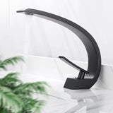 Arcelle Curve Basin Mixer – Contemporary Brass Bathroom Faucet | Elegant Single Lever Sink Tap