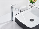 Noiré Luxe Basin Mixer Tap – Contemporary Black & Gold Bathroom Faucet | Premium Single Lever Sink Mixer