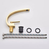 Arcelle Curve Basin Mixer – Contemporary Brass Bathroom Faucet | Elegant Single Lever Sink Tap
