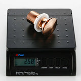 AuroraDrain Pop-Up Waste – Rose Gold Bathroom Sink Drain | Solid Brass Basin Stopper