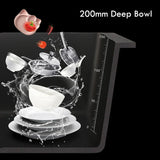 SteelCore KI-5545 Kitchen Sink Set – Stainless Steel Single Bowl Sink | Modern Quiet-Close Kitchen Workstation