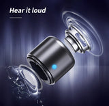 SonicMini Portable Waterproof Bluetooth Speaker – Compact Metal Wireless Speaker with Deep Bass, Bluetooth 5.0 & 3W Output | Travel-Ready Mini Audio Device