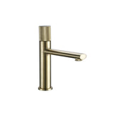 NoirÉclat Basin Mixer Tap – Matte Black & Rose Gold Bathroom Faucet | Luxury Knurled Handle Sink Mixer