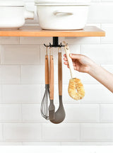 TwistNest Rotating Hook Rack – 360° Adhesive Kitchen & Bathroom Organiser | No-Drill Hanging Storage