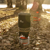 Fire-Maple Star X1 FMS-X1 Camping Cooking System – Gas Stove & Heat Exchanger Pot | Piezo Ignition | Compact Hiking Cook Set
