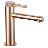 GoldKnurl One Luxe 360 – Brushed Gold Swivel Bathroom Faucet