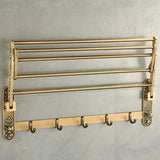 FlexFold Foldable Towel Rail – Aluminium Wall-Mounted Holder | Space-Saving Modern Bathroom Storage