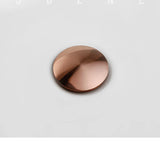 AuroraDrain Pop-Up Waste – Rose Gold Bathroom Sink Drain | Solid Brass Basin Stopper