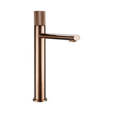 NoirÉclat Basin Mixer Tap – Matte Black & Rose Gold Bathroom Faucet | Luxury Knurled Handle Sink Mixer
