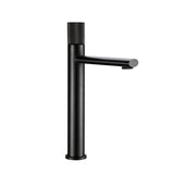 NoirÉclat Basin Mixer Tap – Matte Black & Rose Gold Bathroom Faucet | Luxury Knurled Handle Sink Mixer