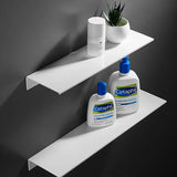 DuoMount Aluminum Wall Shelf Organizer – Modern Floating Storage Rack for Bathroom, Kitchen & Bedroom
