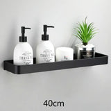 NoirEdge TriLevel Corner Caddy – Drill-Free Aluminium Shower Shelf | Heavy-Duty Rustproof Bathroom Organiser