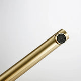GoldKnurl One Luxe 360 – Brushed Gold Swivel Bathroom Faucet