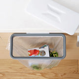 ClipBin Hanging Bag Holder – Portable Cabinet Trash Bag Hook | Compact Waste Organiser