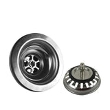 PureFlow Stainless Steel Sink Waste Kit – Pop-Up Drain & Trap Set | Modern Kitchen & Bathroom Strainer System