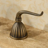 Eldermere Wallbridge Basin Mixer – Antique Brass Wall-Mounted Bathroom Tap | Vintage Solid Brass Vanity Faucet