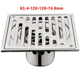 InvisiFlow Tile-In Shower Drain – Brushed 304 Stainless Steel Concealed Floor Waste | Anti-Odour Square Drain Cover