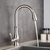 AurumFlex Luxe Kitchen Mixer – Pull-Down Gold Faucet | Solid Brass 360° Swivel Sink Tap