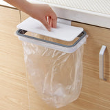 ClipBin Hanging Bag Holder – Portable Cabinet Trash Bag Hook | Compact Waste Organiser