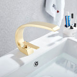 Arcelle Curve Basin Mixer – Contemporary Brass Bathroom Faucet | Elegant Single Lever Sink Tap