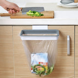 ClipBin Hanging Bag Holder – Portable Cabinet Trash Bag Hook | Compact Waste Organiser