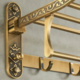 FlexFold Foldable Towel Rail – Aluminium Wall-Mounted Holder | Space-Saving Modern Bathroom Storage