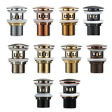 LuxDrain Pop-Up Drain Stopper – Luxury Bathroom Sink Drain in Matte Black, Gold & Modern Finishes
