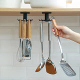 TwistNest Rotating Hook Rack – 360° Adhesive Kitchen & Bathroom Organiser | No-Drill Hanging Storage
