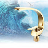 Arcelle Curve Basin Mixer – Contemporary Brass Bathroom Faucet | Elegant Single Lever Sink Tap