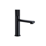 NoirÉclat Basin Mixer Tap – Matte Black & Rose Gold Bathroom Faucet | Luxury Knurled Handle Sink Mixer