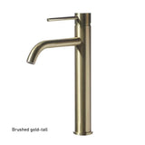 RoseElevate LuxeTall – Brushed Rose Gold High-Arc Vessel Sink Faucet