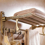 FlexFold Foldable Towel Rail – Aluminium Wall-Mounted Holder | Space-Saving Modern Bathroom Storage