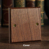 Maison Voltier Walnut Toggle Switch – Vintage Brass Wall Switch with USB Option | Luxury Retro Electrical Hardware