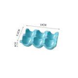 Céravie Ceramic Egg Storage Tray – Modern Refrigerator Egg Holder | Elegant Kitchen Organisation