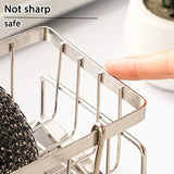 DryFlow Stainless Steel Sink Caddy – Freestanding Kitchen Sponge Holder | Rustproof Countertop Organiser