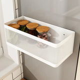 SideVault Magnetic Fridge Organiser – Metal Kitchen Storage Shelf | No-Drill Space Saver