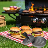 PattyForge Burger Maker – Aluminum Hamburger Press | Nonstick BBQ Patty Shaper