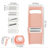 PrepGlide Multi-Cut Slicer – Handheld Vegetable & Fruit Cutter | Stainless Steel Kitchen Prep Tool