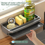 SinkMate Kitchen Sink Organiser – ABS Sponge & Draining Rack | Compact Countertop Storage Solution
