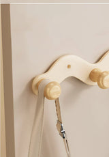 Arqevia RuralHook 6-Hook Wall Rack – Rustic Aluminium Coat & Towel Hooks | Heavy-Duty Drill-Mounted Storage for Bathroom, Kitchen & Hallway