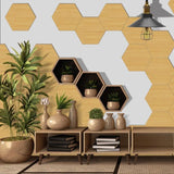 Virello Hexagon Tile Panels – Waterproof Peel & Stick 3D Wall Decals | Modern PVC Floor & Wall Tiles