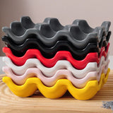 Céravie Ceramic Egg Storage Tray – Modern Refrigerator Egg Holder | Elegant Kitchen Organisation