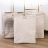 NaturaFold Cotton Laundry Basket – Waterproof Foldable Storage Hamper | Compact Eco-Friendly Organiser